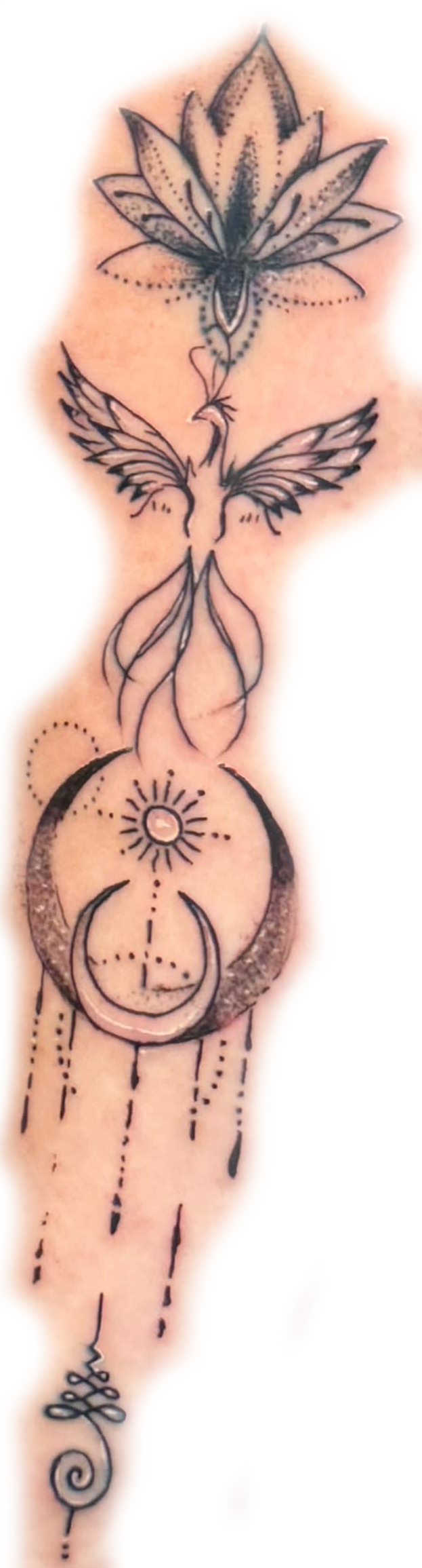 Fine line tattoo