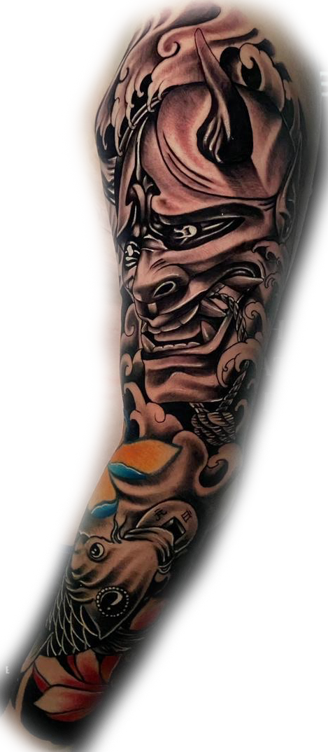 Full arm tattoo